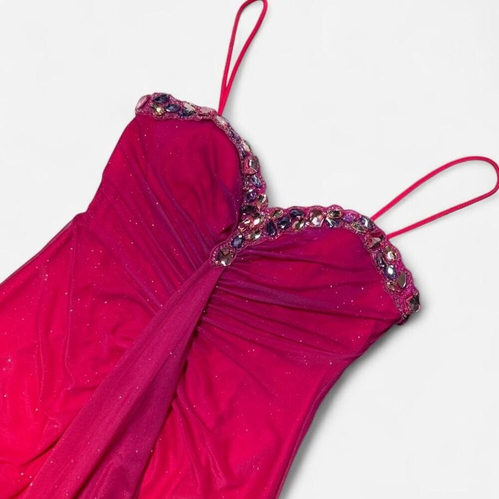 Y2K Reign On Pink Ombre Maxi Dress